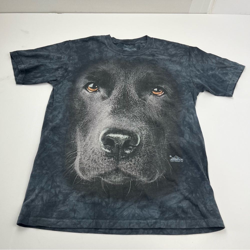 The Mountain 2011 Vincent Hie Grey‎ Gray Short Sleeve Shirt Mens Size Small
